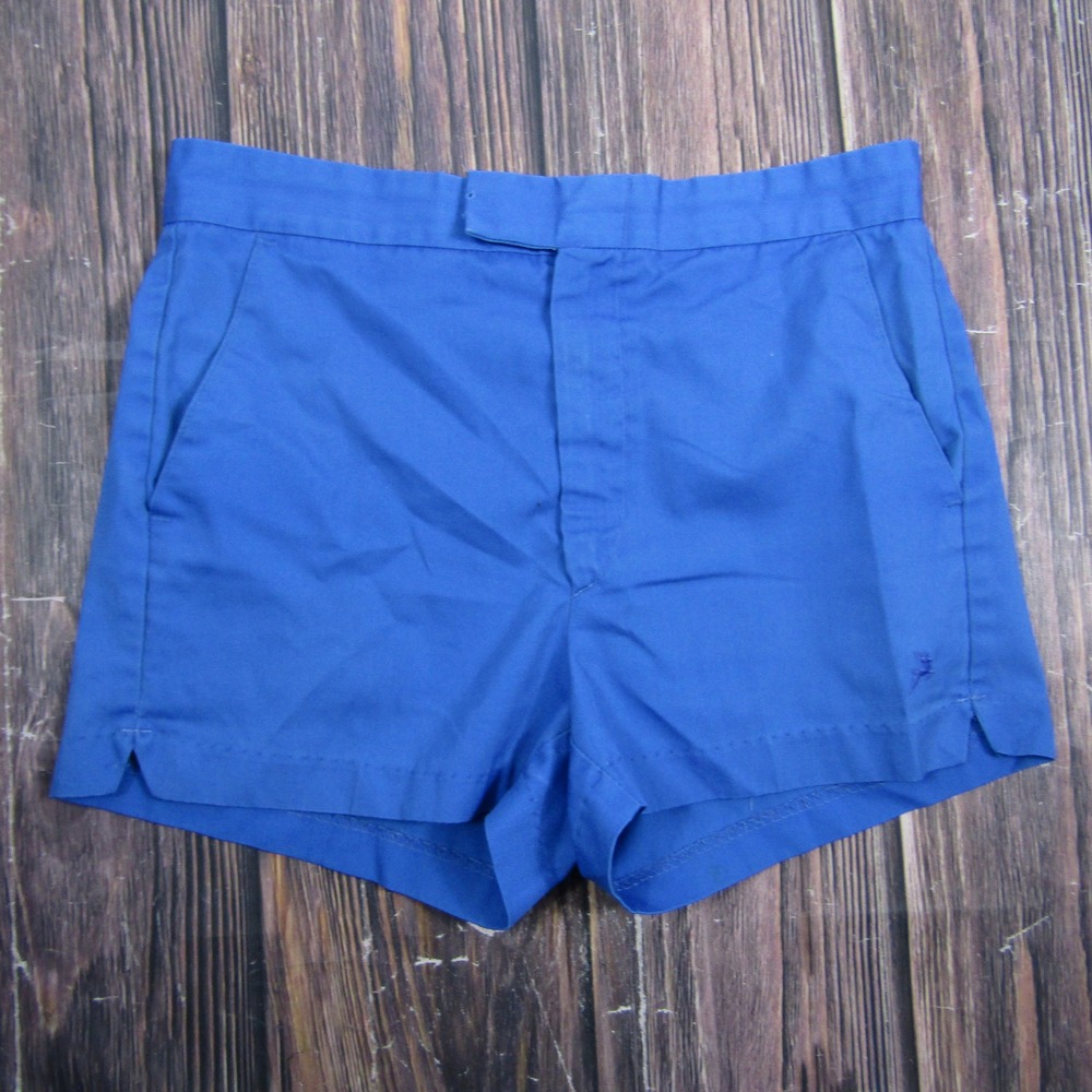 White Stag Shorts Mens 30 Blue Vintage Action Sports Twill Athletic Short 90s